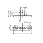 Eye plate AISI 316 RX-lift - Image 2