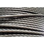Wire rope: 6x26WS+ IWRC, SUPER SWAGED