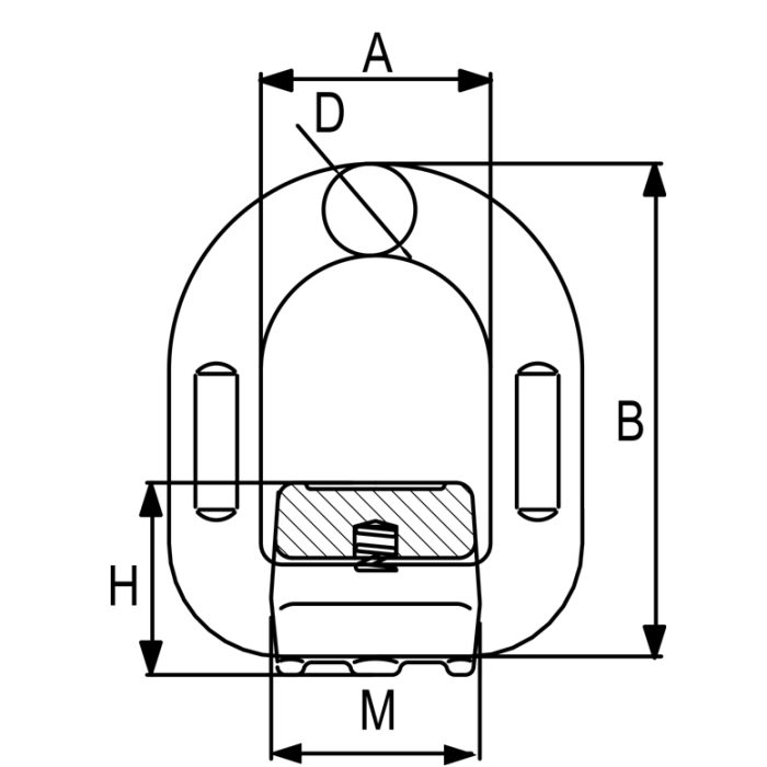 Weld on lifting D rings G80 - Image 2