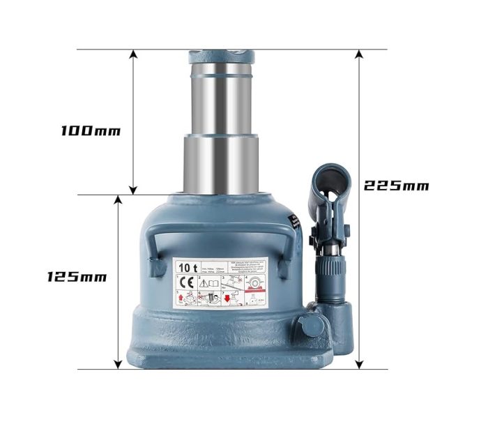 Hidraulična dizalica dvostupanjska niska TH810002 RX-lift - Slika 3