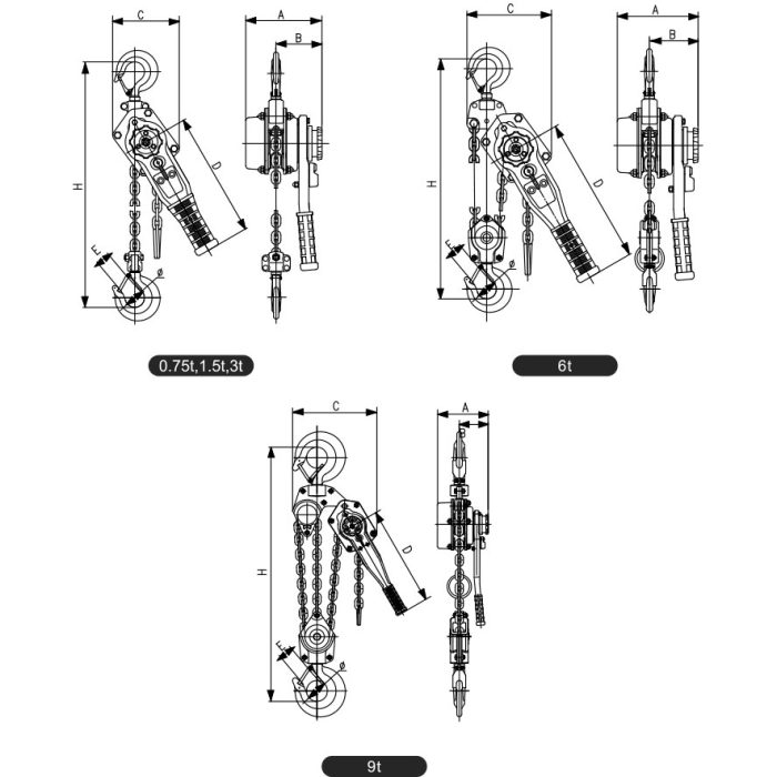 Spark proof manual chain hoist ATEX RX-lift - Image 2