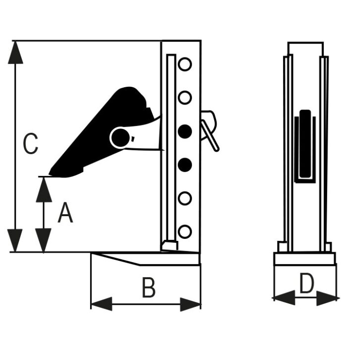 Hvataljka za lim horizontalna tip PDK RX-lift - Slika 2