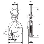 Clamp for lifting stainless steel sheets - Image 2
