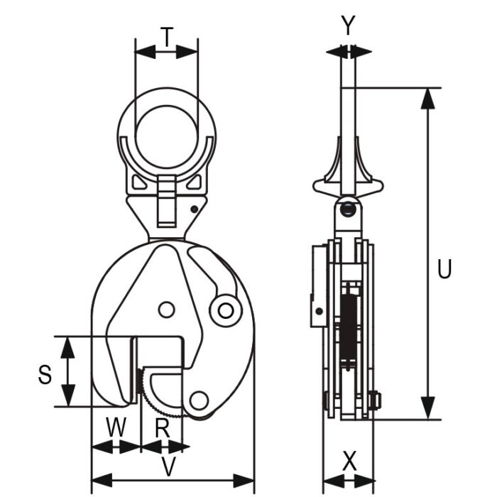 Clamp for lifting stainless steel sheets - Image 2