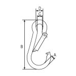 Karabiner AISI 316 RX-lift - Slika 2