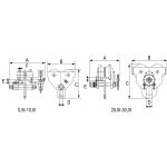 Kolica za dizalicu upravljiva lancem COMPACT tip GCL 619 RX-lift - Slika 2