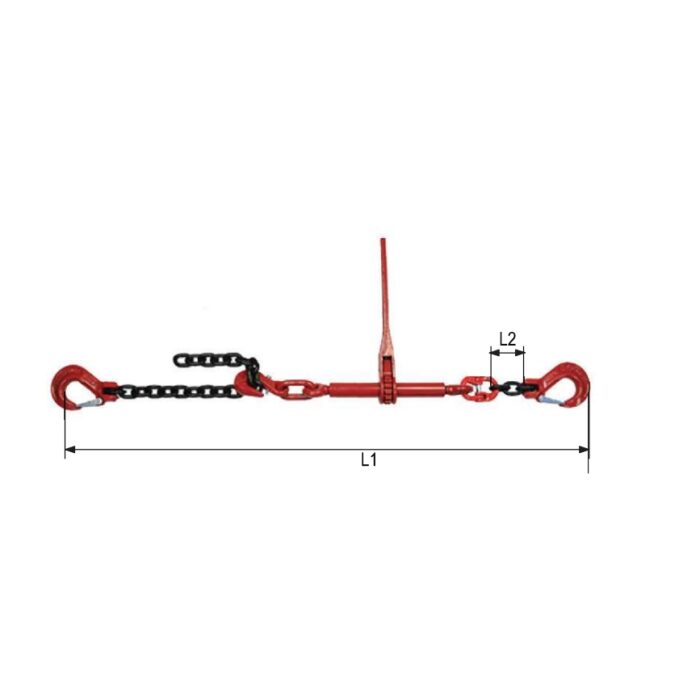 Lančani komplet sa zatezačem-račnom G80 EN12195-3 RX-lift - Slika 2