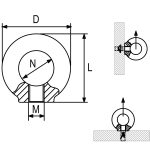 Eye nut G80 - Image 2