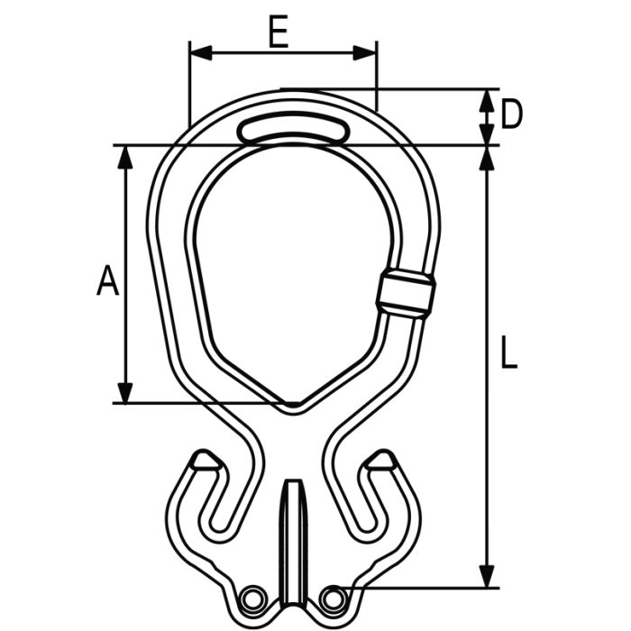 Ovjesna alka G100 MGD - Slika 2