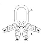 Master link + eye grab hook with clevis attachment x 4 G100 - Image 2
