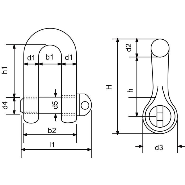 Shackle according to DIN 82101 RX-lift - Image 2