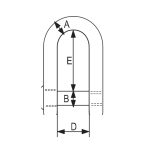 Škopac dugi AISI 316 RX-lift - Slika 2