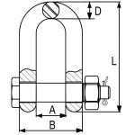Dee shackle G80 RX049 - Image 2