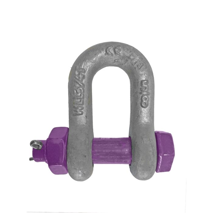 High tensile steel dee shackle with safety pin G2150 RX-lift - Image 1