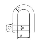 Škopac široki AISI 316 RX-lift - Slika 2