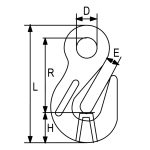 Eye shortening cradle grab hook G80 - Image 2