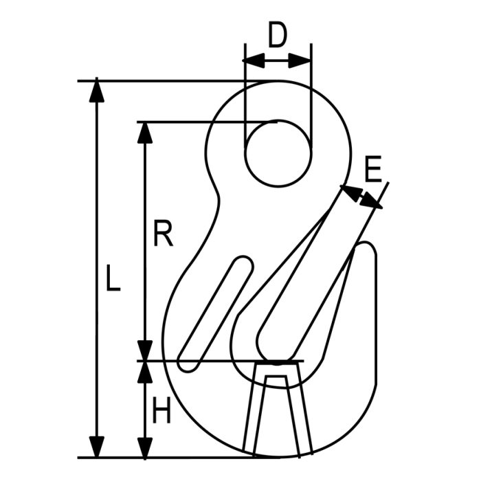 Eye shortening cradle grab hook G80 - Image 2