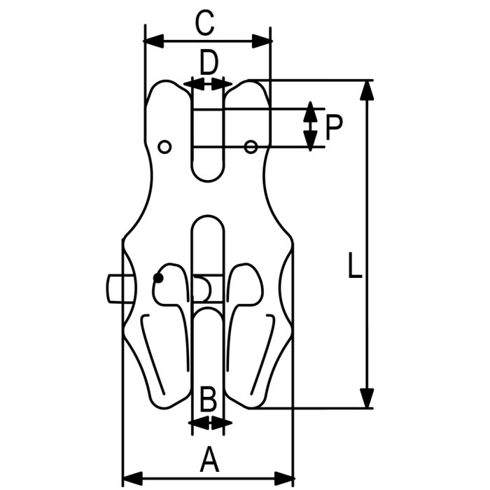 Clevis shortening clutch with safety pin G80 - Image 2