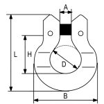 Omega chain connection link G80 - Image 2