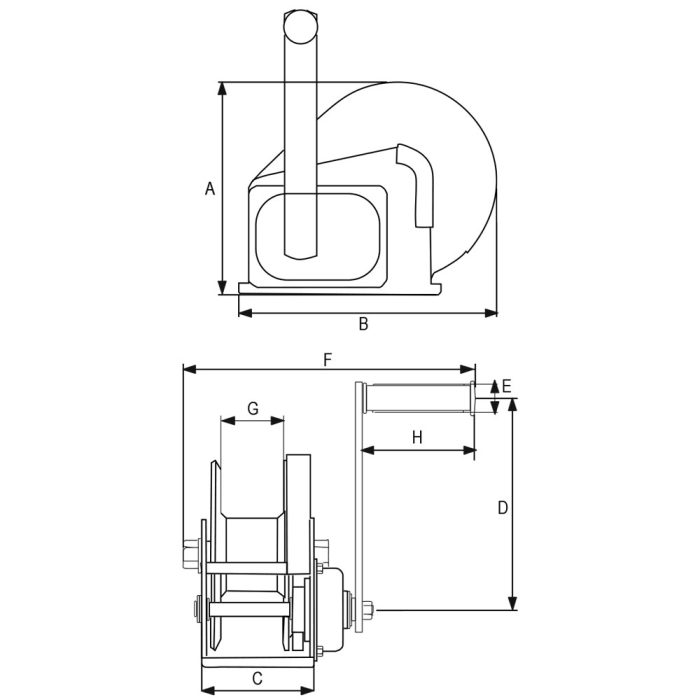 Vitlo ručno tip BHW RX-lift - Slika 2
