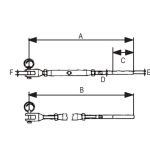 Wire rope end - fork-thread RX-lift - Image 2