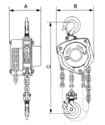 Manual chain hoist type HSZ-A619 CROM RX-lift - Image 2