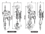 Manual chain hoist type HSZ-A619 RAL 9011 RX-lift - Image 2