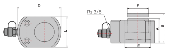 Hidraulični cilindar za dizanje tereta (jednostupanjski) tip HHYG-B RX-lift - Slika 4